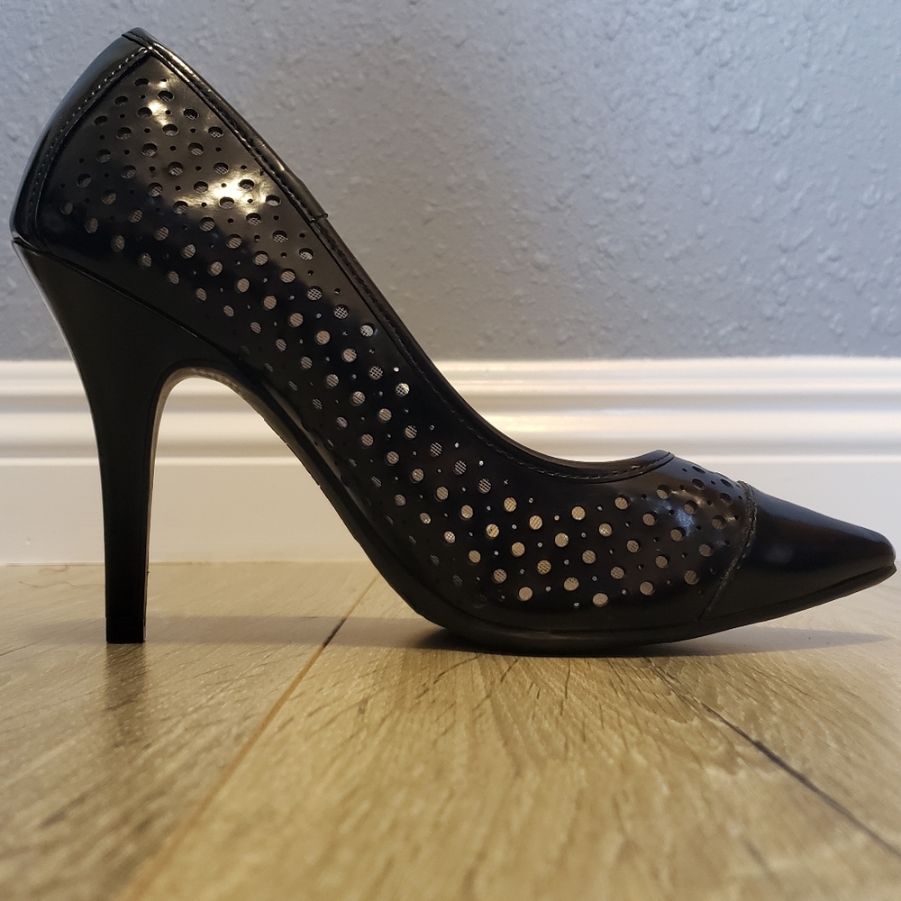 Black Christian Siriano Heels